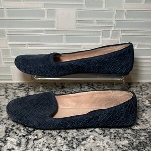 ANTONIO MELANI Suede Basket Weave Flats - 9M